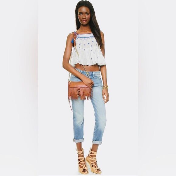 REBECCA MINKOFF Fringe Mini MAC
Leather Crossbody Bag light Brown - Picture 3 of 17